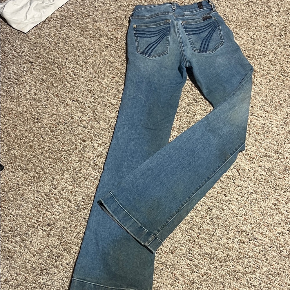7FAMK Classic Blue Women's Jeans